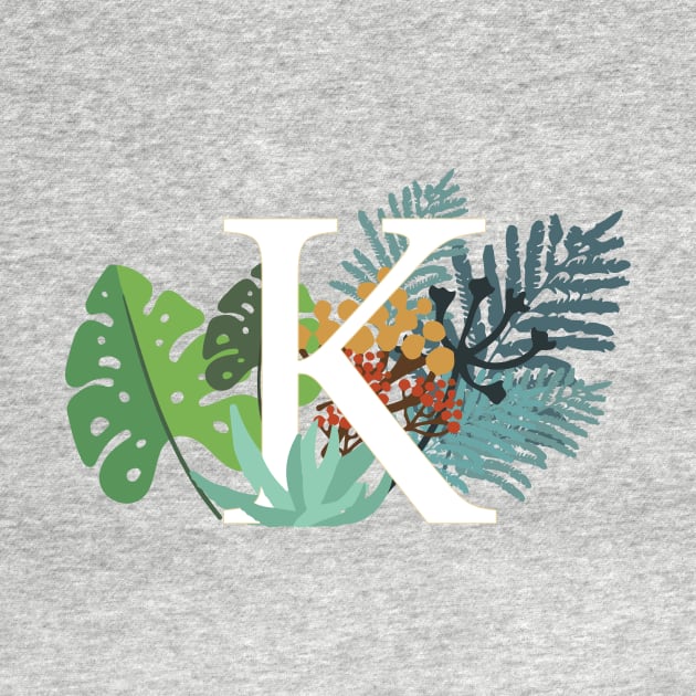 Plant Letter K by HiPolly